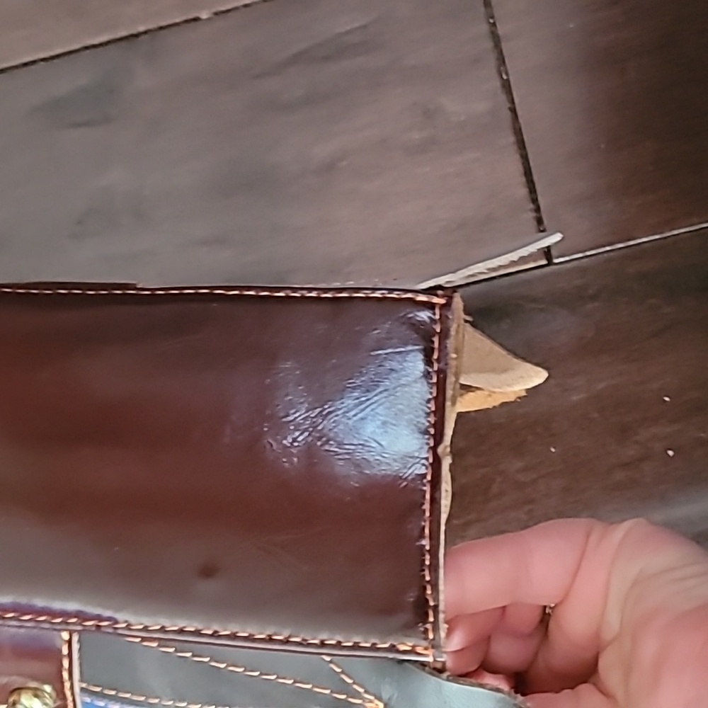 Ameri Leather Sunflower Cross Body Bag - image 4